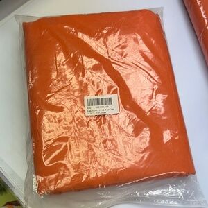 Huge Vibrant Orange Fabric Table cover new